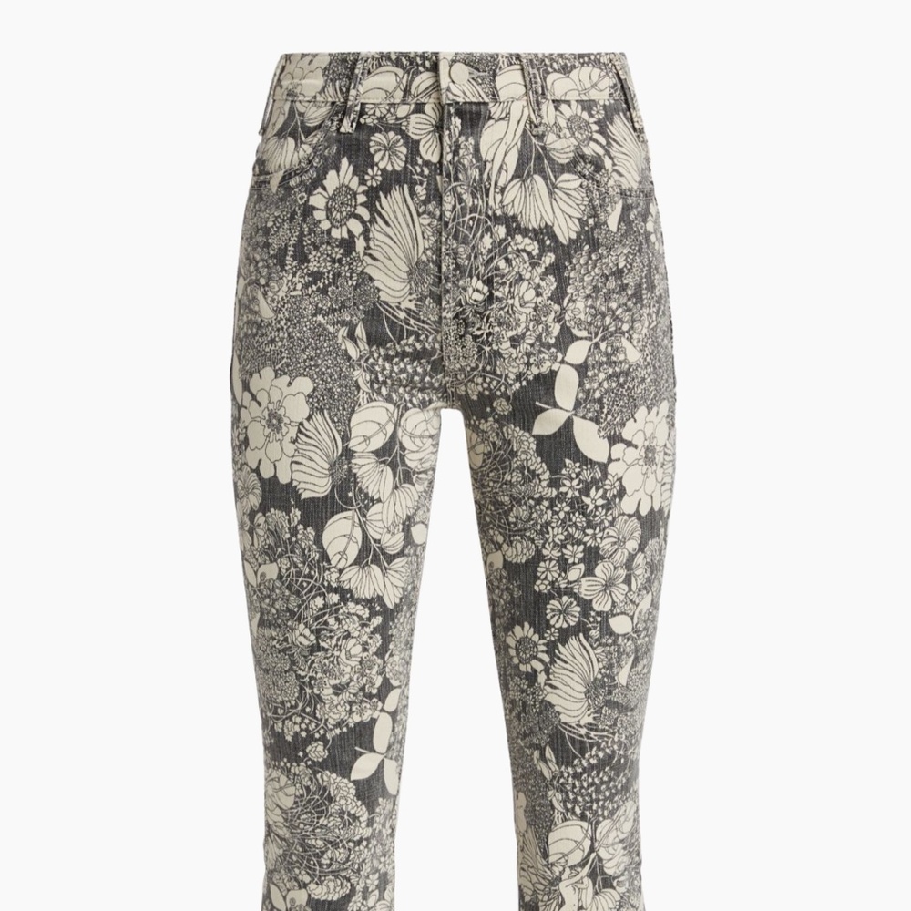 Mother Hustler Ankle Jeans in French Fairytale